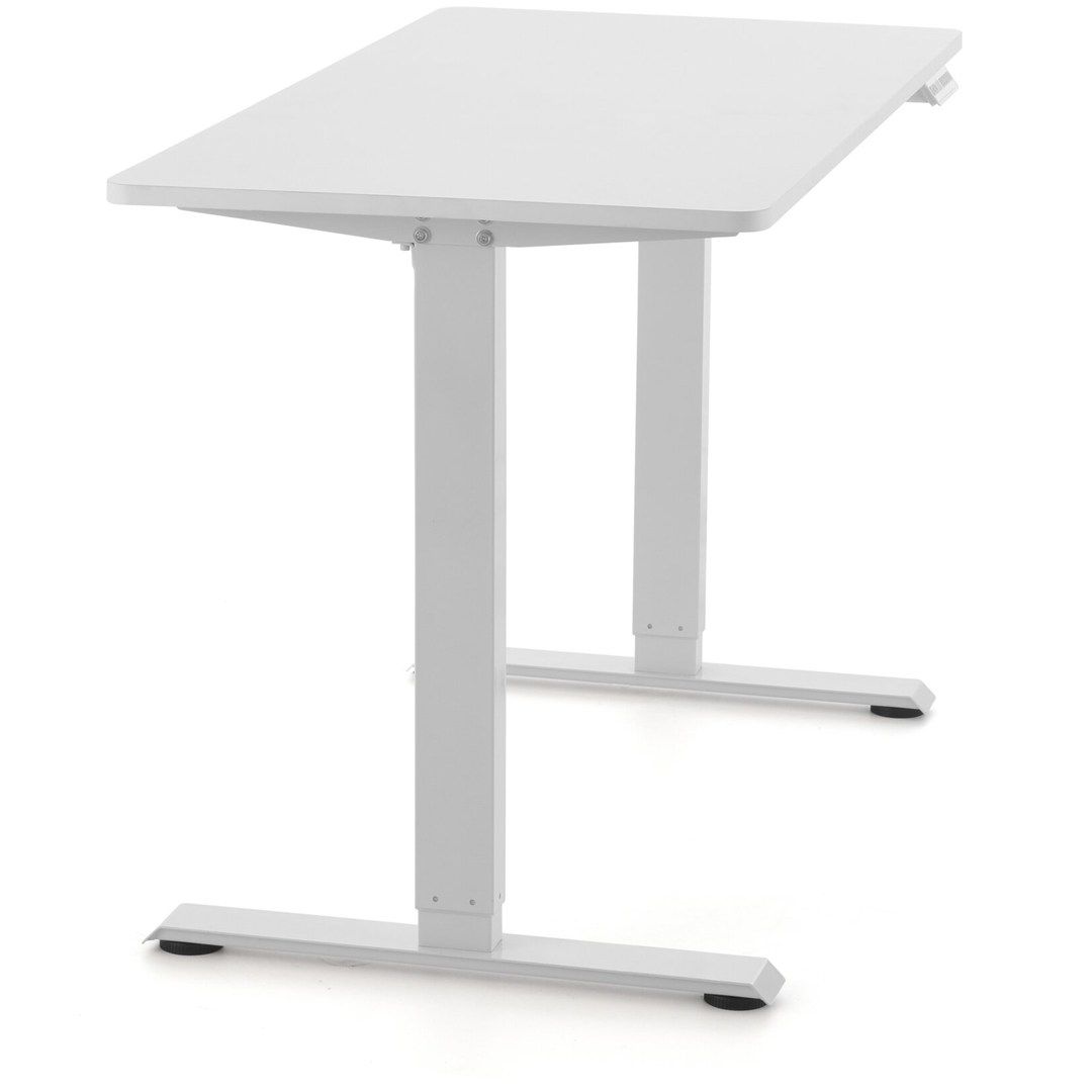 Kinderschreibtisch Worktime Kid 120 x 60 LED elektrisch höhenverstellbar weiß von HJH - Produktbild 3 von 9
