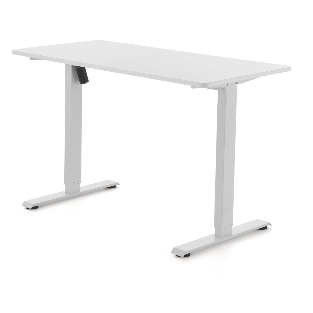 Kinderschreibtisch Worktime Kid 120 x 60 LED elektrisch höhenverstellbar weiß von HJH - Produktbild 5 von 9