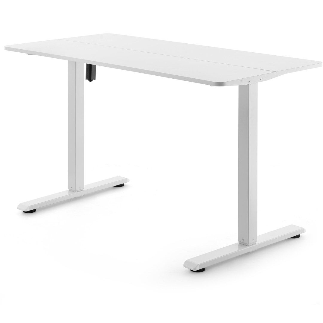 Schreibtisch Worktime 120 x 60 elektrisch höhenverstellbar weiß von HJH - Produktbild 5 von 9