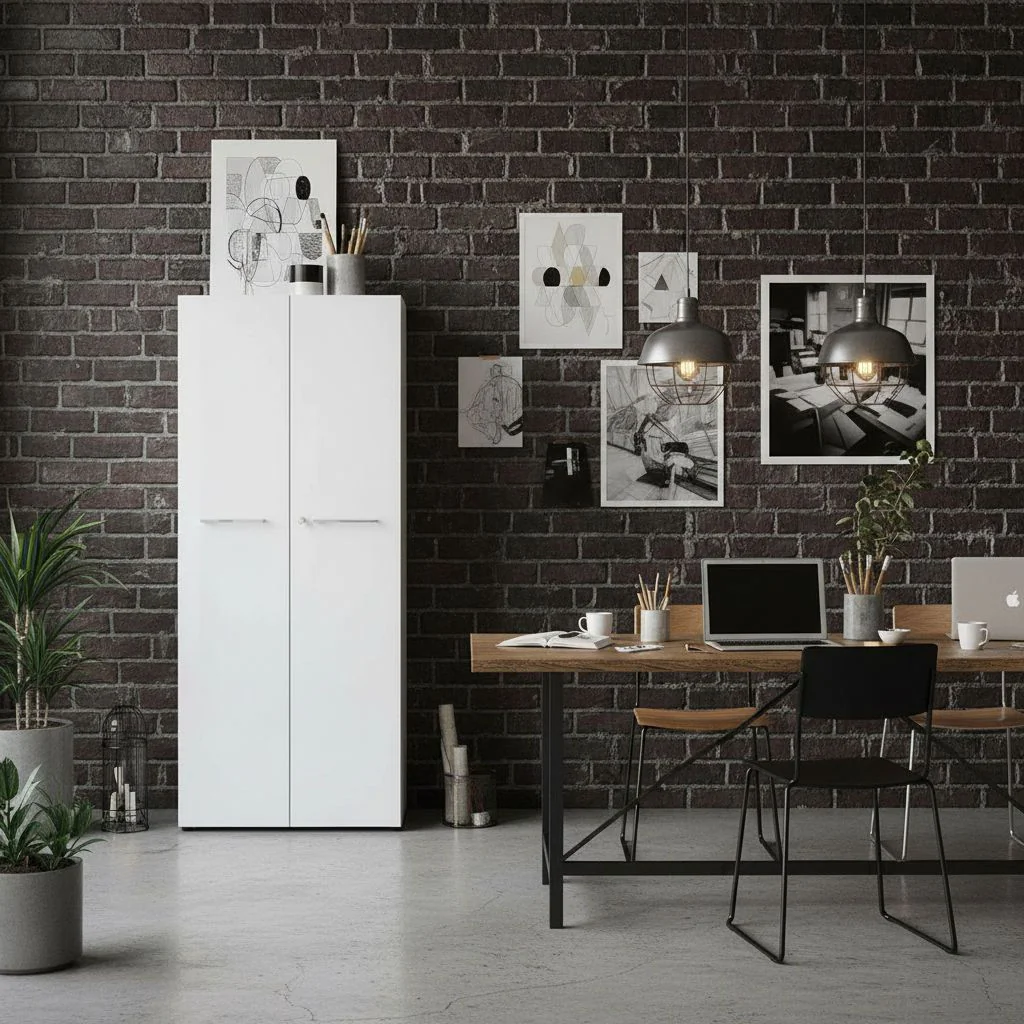 Aktenschrank 4204 Monteria - Weiß von BME home - Produktbild 4 von 5