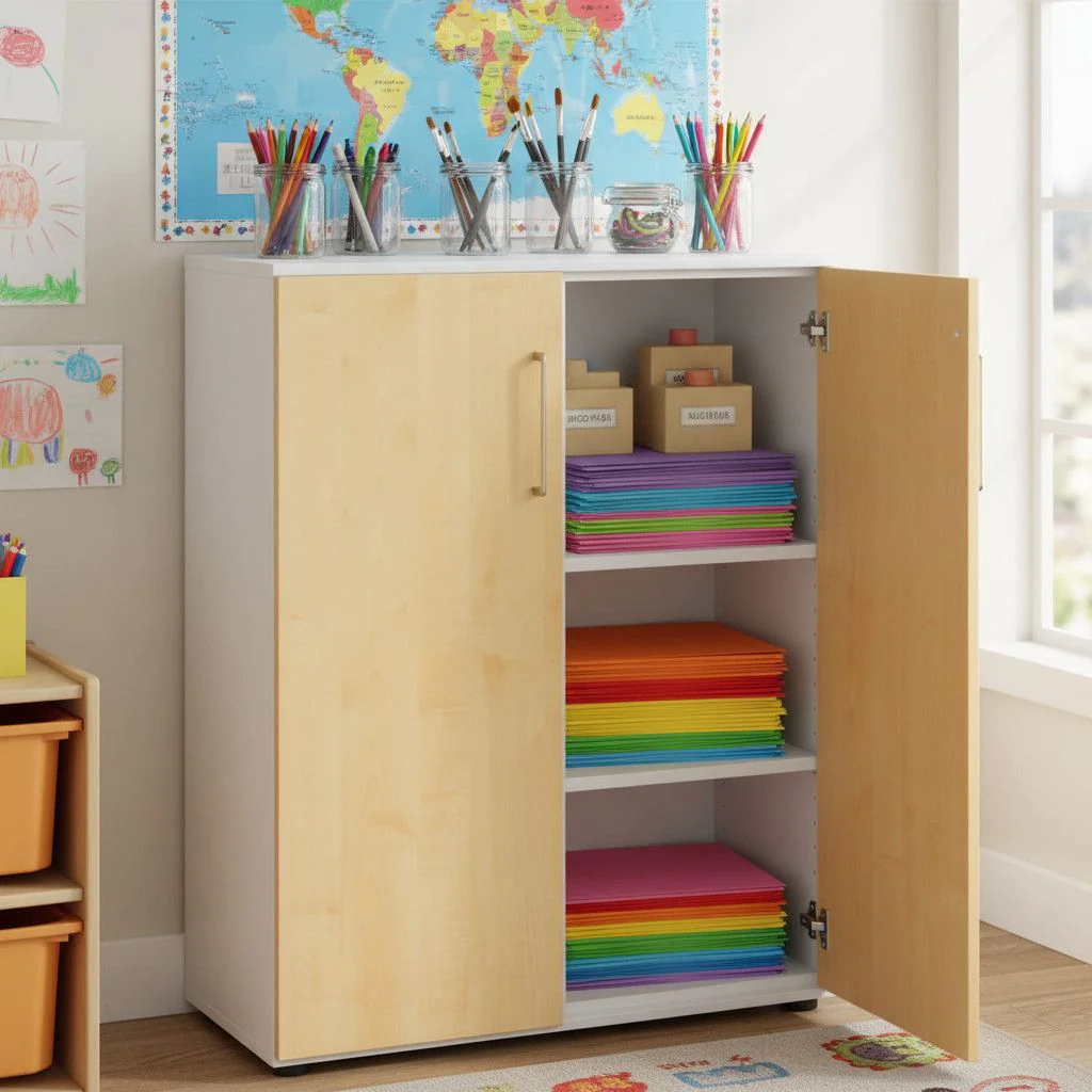 Aktenschrank Advanced 9 T3 3 OH Metallgriff von Hammerbacher - Produktbild 2 von 14