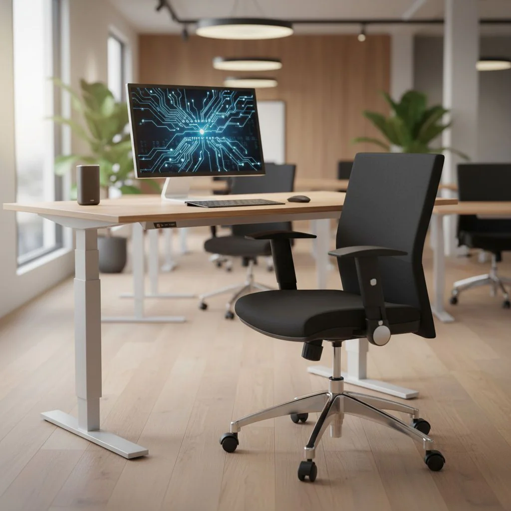 Bürostuhl Drehstuhl LAGUNA PRO Stoff schwarz von HJH - Produktbild 5 von 6