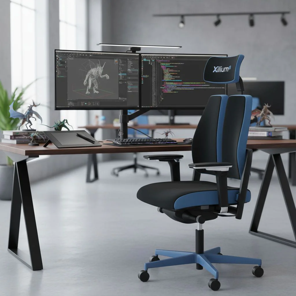 Gamingstuhl XiliumG blue edition von Nowy Styl - Produktbild 2 von 4