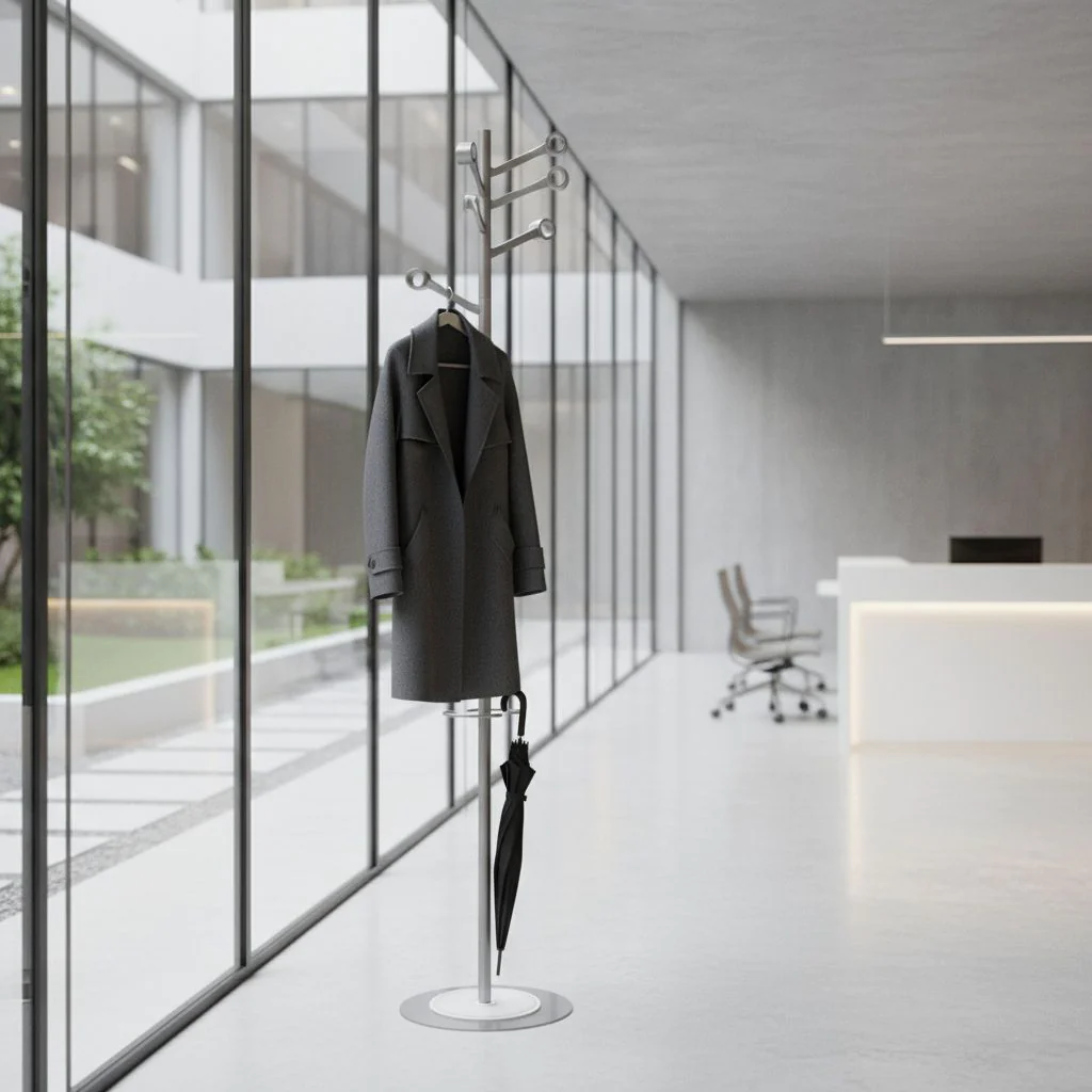 Garderobe Bourgeon - Metallgrau von Unilux - Produktbild 2 von 9
