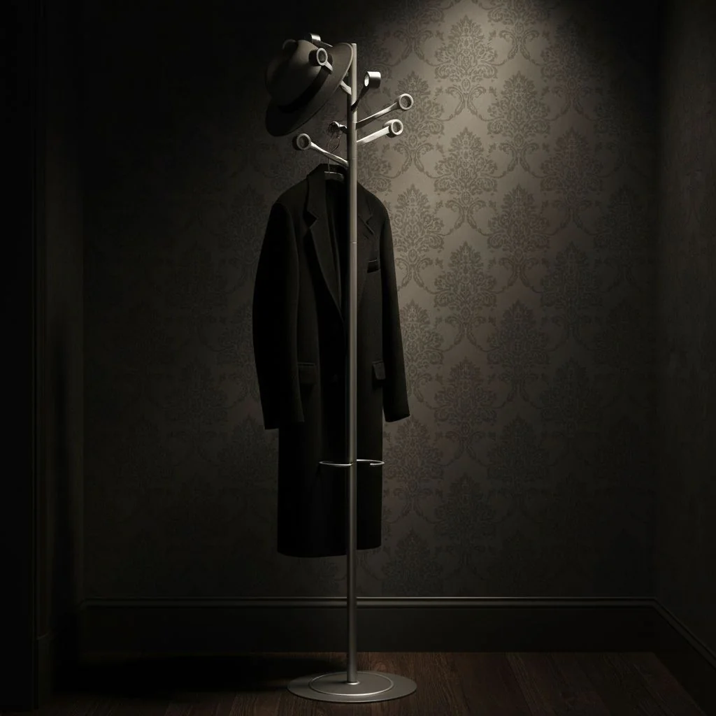Garderobe Bourgeon - Metallgrau von Unilux - Produktbild 3 von 9