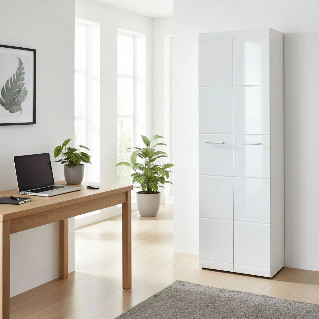 Garderobenschrank 3577 Adana - Weiß von BME home - Produktbild 2 von 4