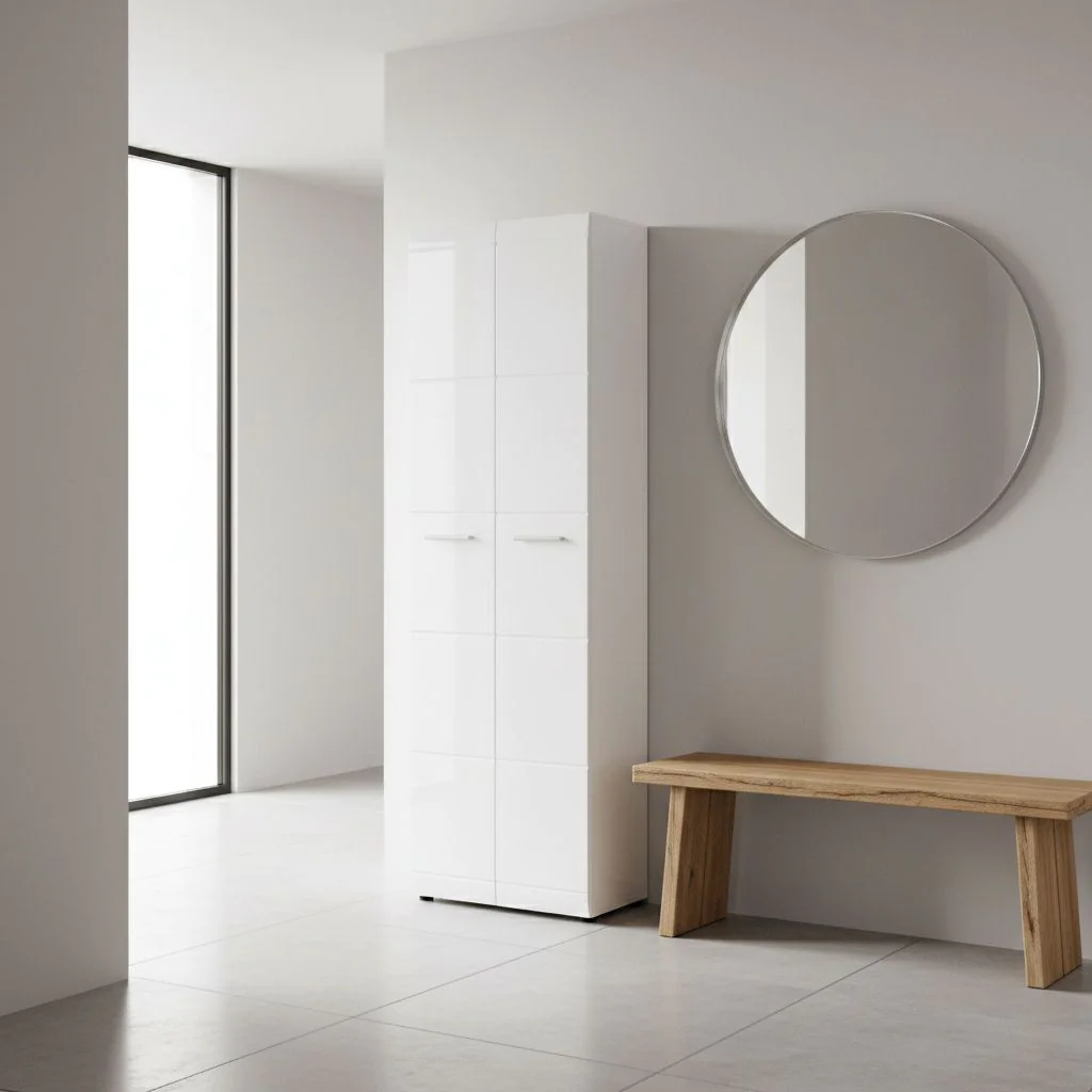 Garderobenschrank 3577 Adana - Weiß von BME home - Produktbild 4 von 4