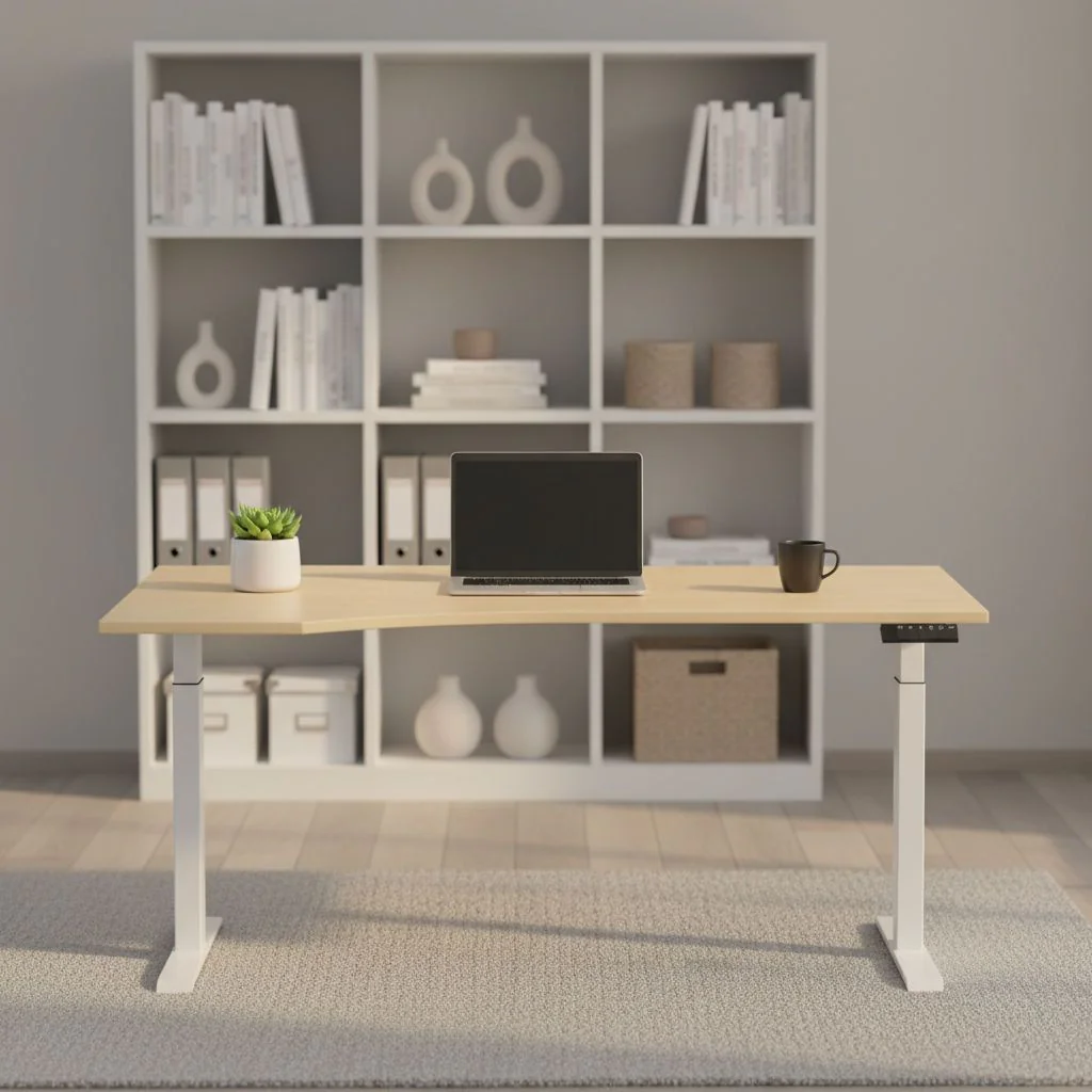 Höhenverstellbarer Schreibtisch Elevate Basic Freiform von Geramöbel - Produktbild 3 von 5