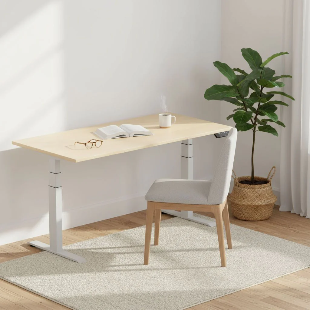 Höhenverstellbarer Schreibtisch Elevate Plus Rechteckform von Geramöbel - Produktbild 2 von 4