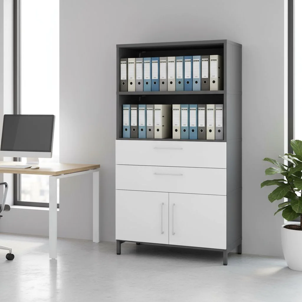 Kombischrank Flex Wall 4 OH - Sockel von Hammerbacher - Produktbild 1 von 3