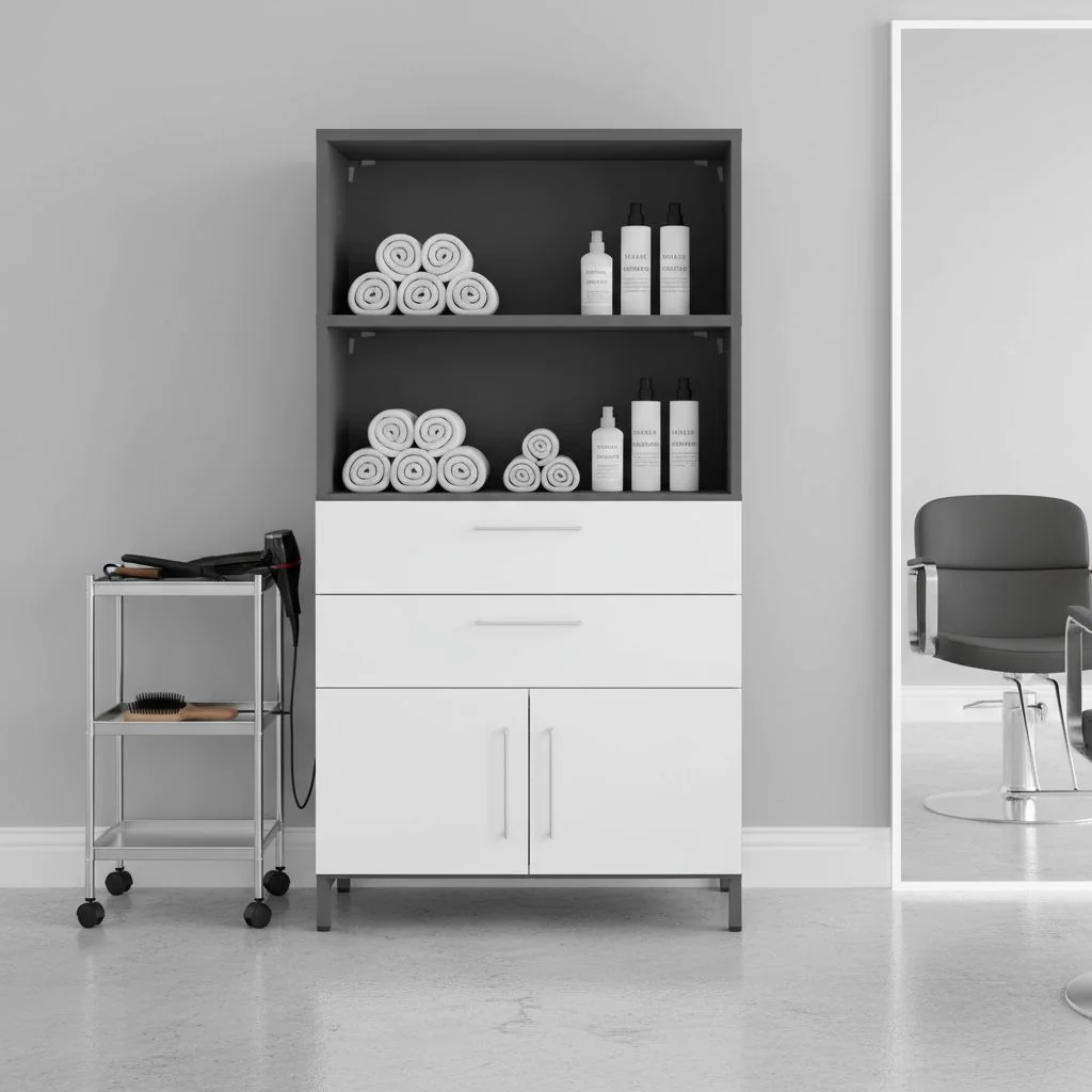 Kombischrank Flex Wall 4 OH - Sockel von Hammerbacher - Produktbild 2 von 3