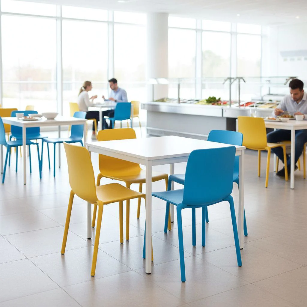 Konferenztisch Serie V 80 x 80 cm von Hammerbacher - Produktbild 3 von 10