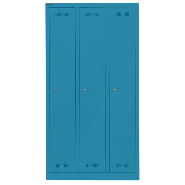 Garderobenschrank Monobloc - 3 Fächer von Bisley - Produktbild 6 von 6