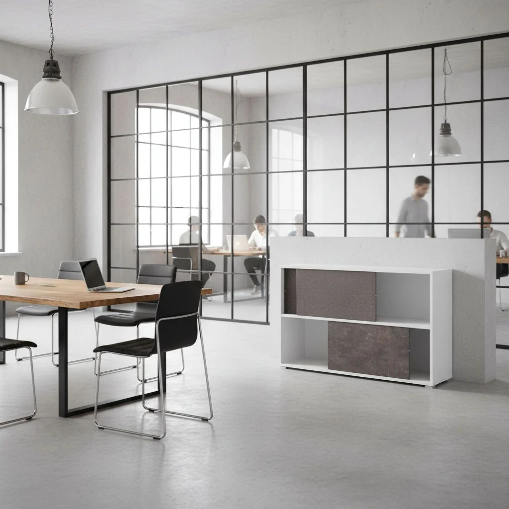 Schiebetürenschrank 4152 Altino - Weiß/Basalto-Dunkel von BME home - Produktbild 3 von 5