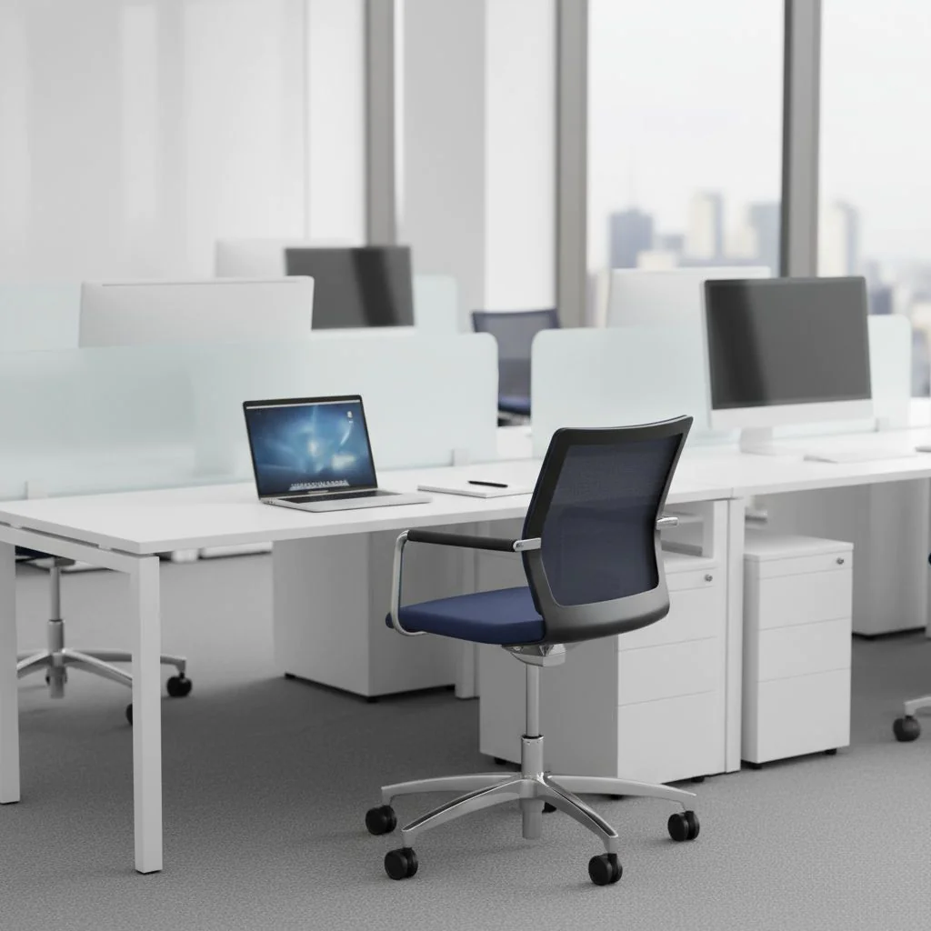 Konferenzdrehstuhl Stilo 6837 mesh comfort von Dauphin - Produktbild 3 von 5