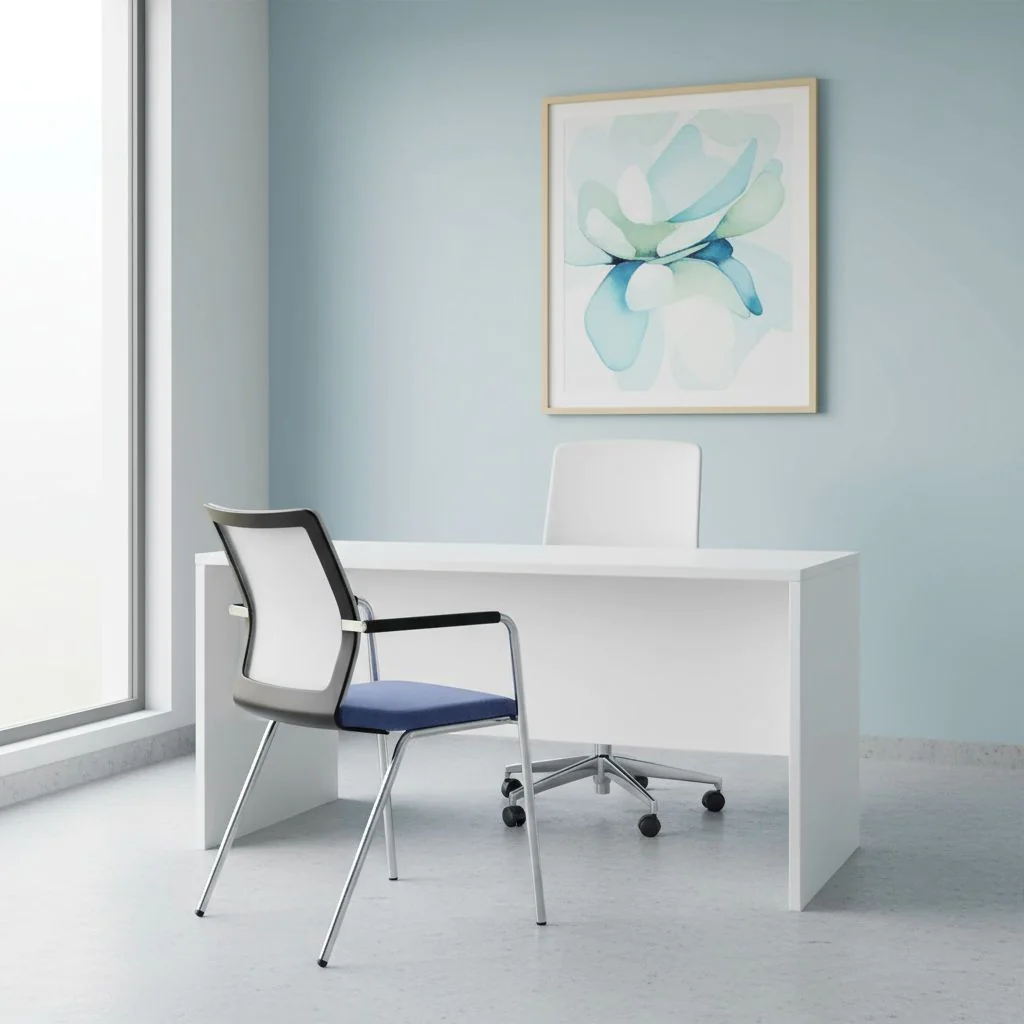 Vierbeiner-Besucherstuhl Stilo visitor 6800 mesh/style von Dauphin - Produktbild 2 von 4