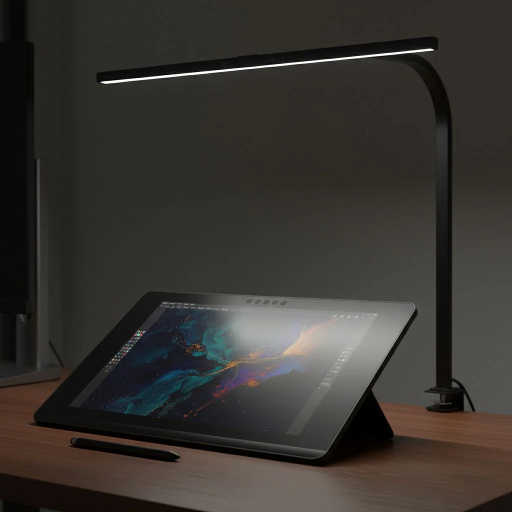 Tischleuchte LED Strata - Schwarz von Unilux - Produktbild 3 von 3