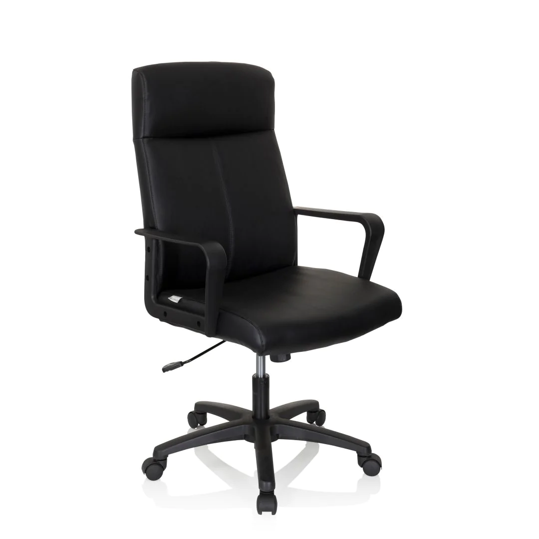 Bürostuhl Chefsessel LISSO Kunstleder schwarz von HJH - Produktbild 6 von 13