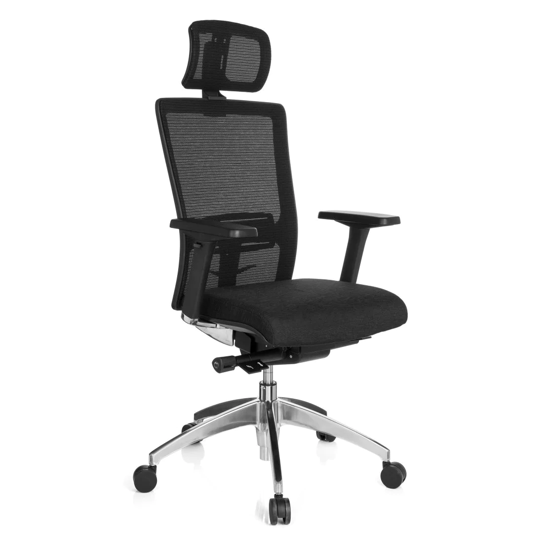Bürostuhl Chefsessel ASTRA LUX Netz schwarz von HJH - Produktbild 6 von 13