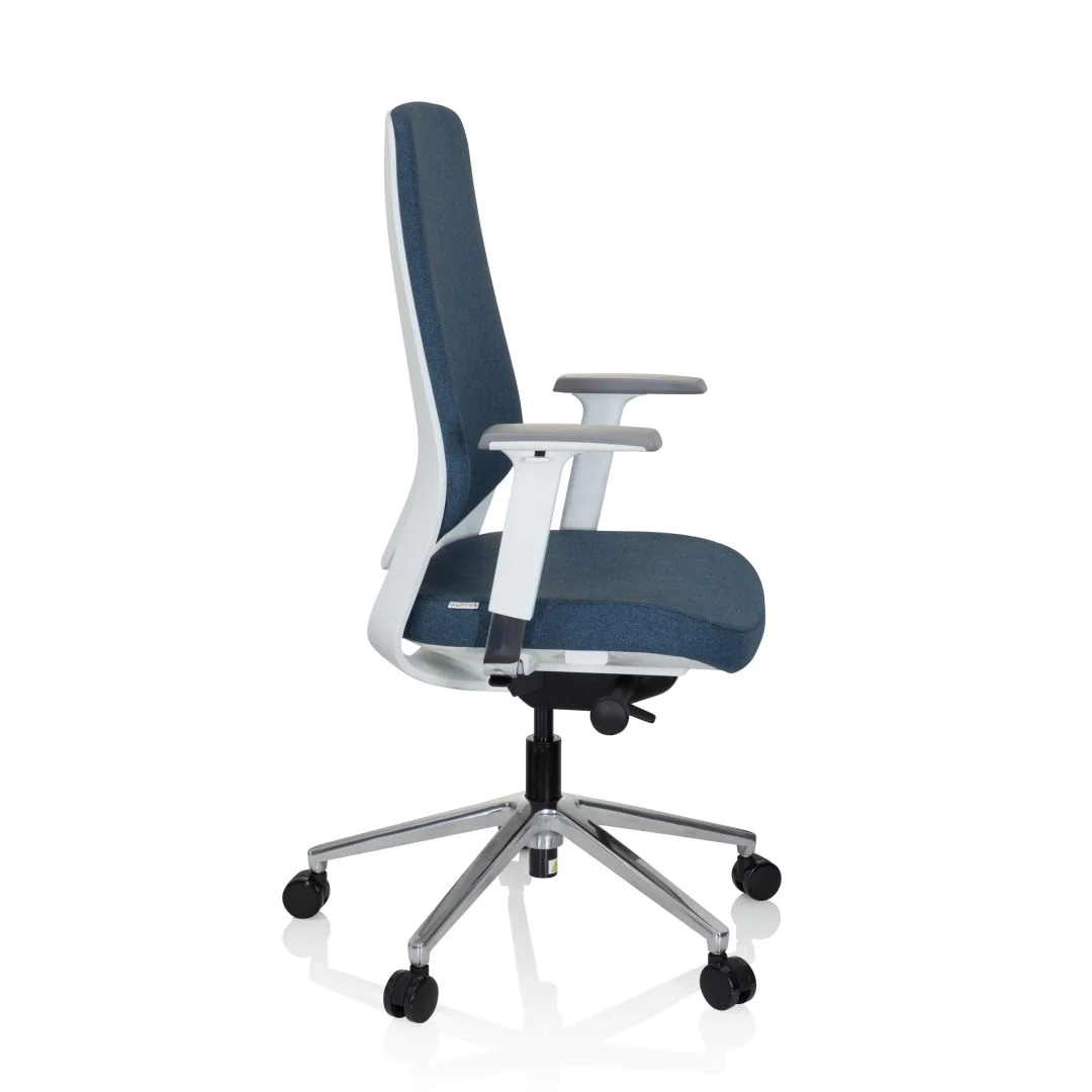 Bürostuhl Drehstuhl CHIARO T4 WHITE Stoff von HJH - Produktbild 8 von 14