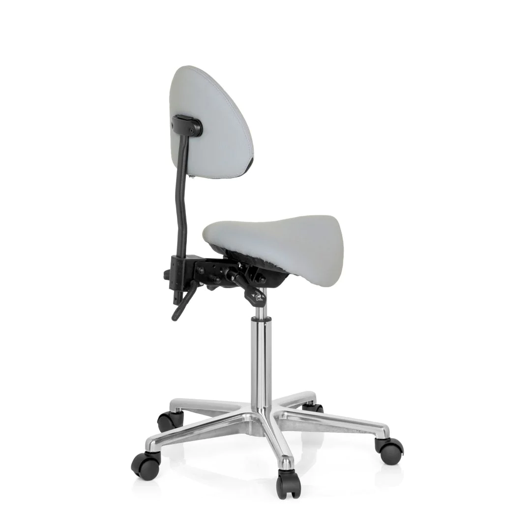 Hocker Drehhocker Arbeitsstuhl Sattel TOP WORK 20 Kunstleder von HJH - Produktbild 6 von 12