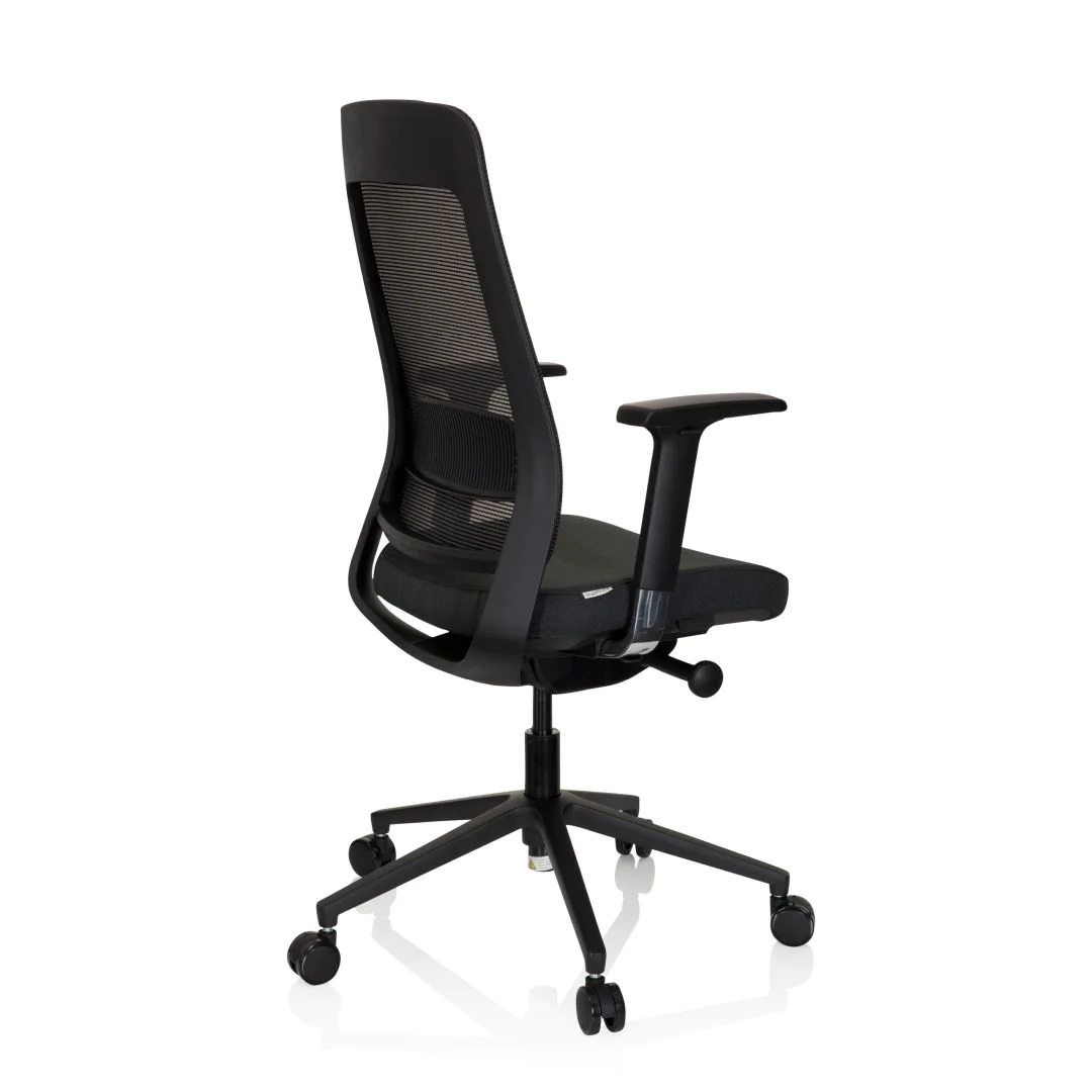 Bürostuhl Drehstuhl CHIARO T1 BLACK Netzstoff Stoff schwarz von HJH - Produktbild 6 von 11