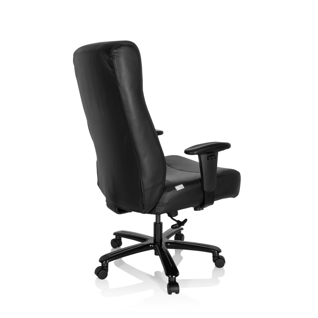 Chefsessel XXL EVEREST II Leder schwarz von HJH - Produktbild 7 von 12