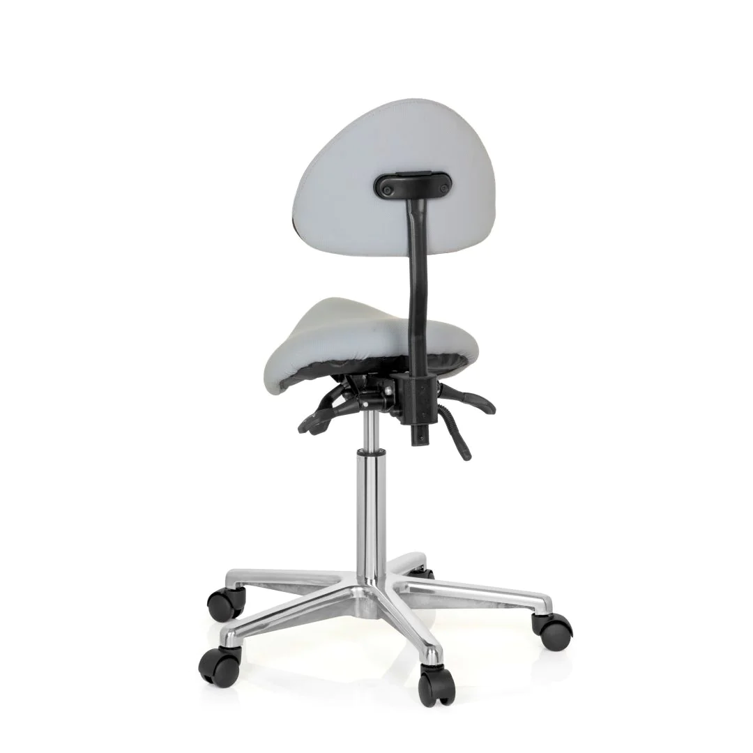 Hocker Drehhocker Arbeitsstuhl Sattel TOP WORK 20 Kunstleder von HJH - Produktbild 9 von 12