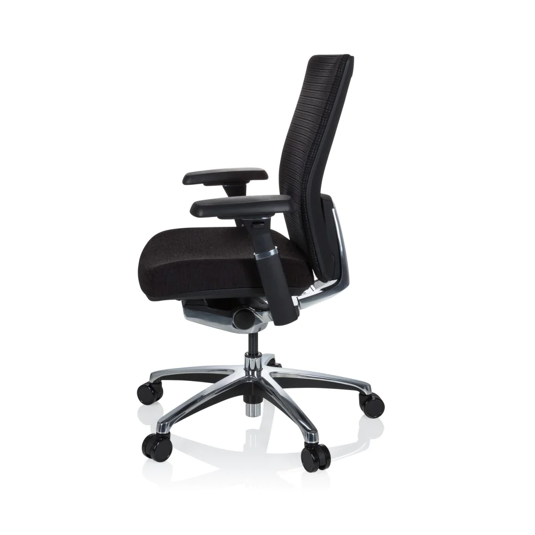 Bürostuhl NOVA PRO ALU Stoff schwarz von HJH - Produktbild 12 von 13