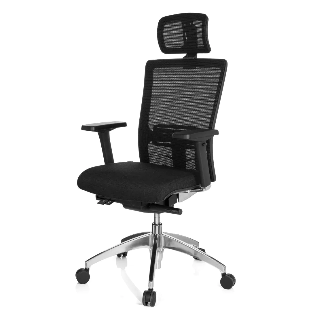Bürostuhl Chefsessel ASTRA LUX Netz schwarz von HJH - Produktbild 13 von 13