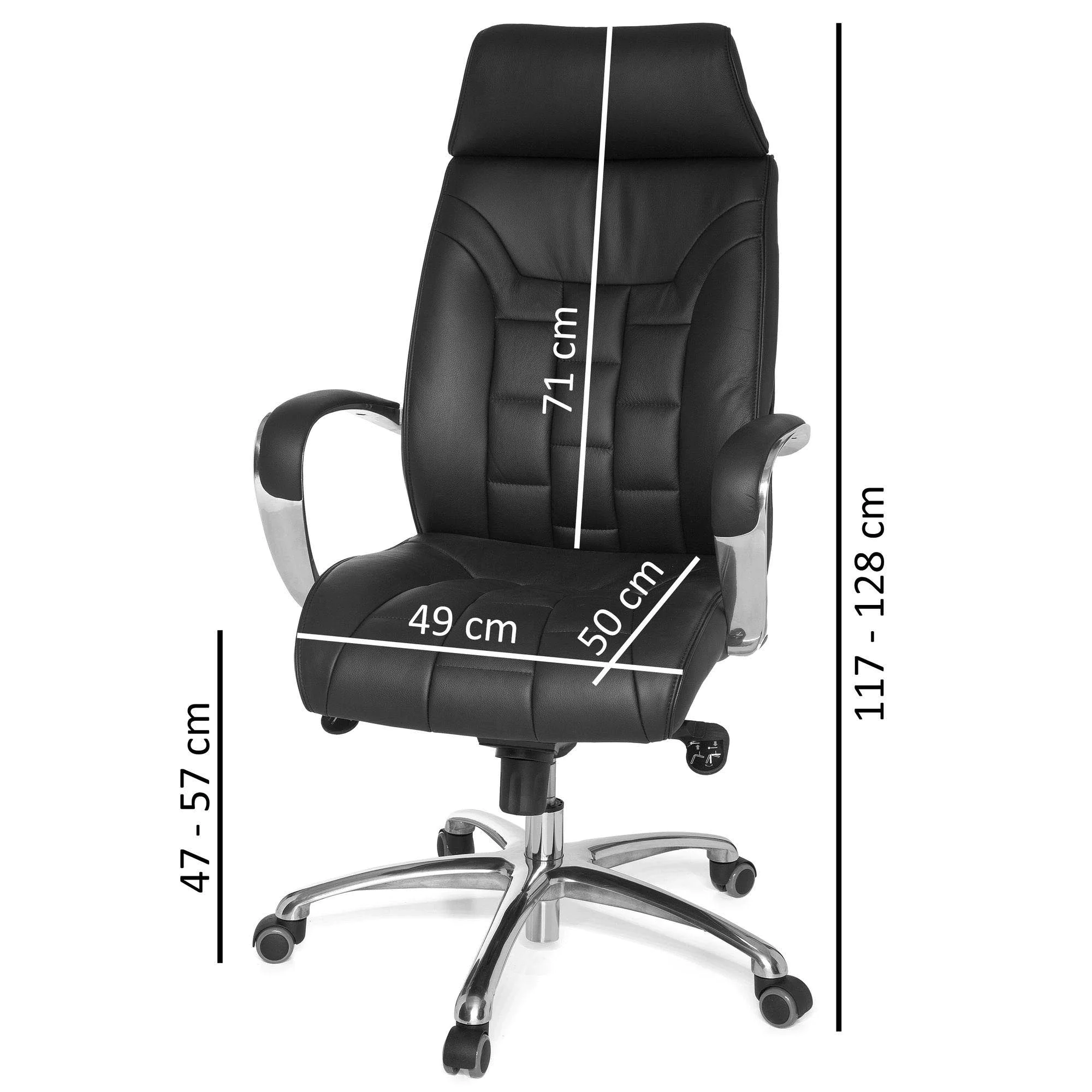 Bürostuhl Turin Leder von Amstyle - Produktbild 4 von 10