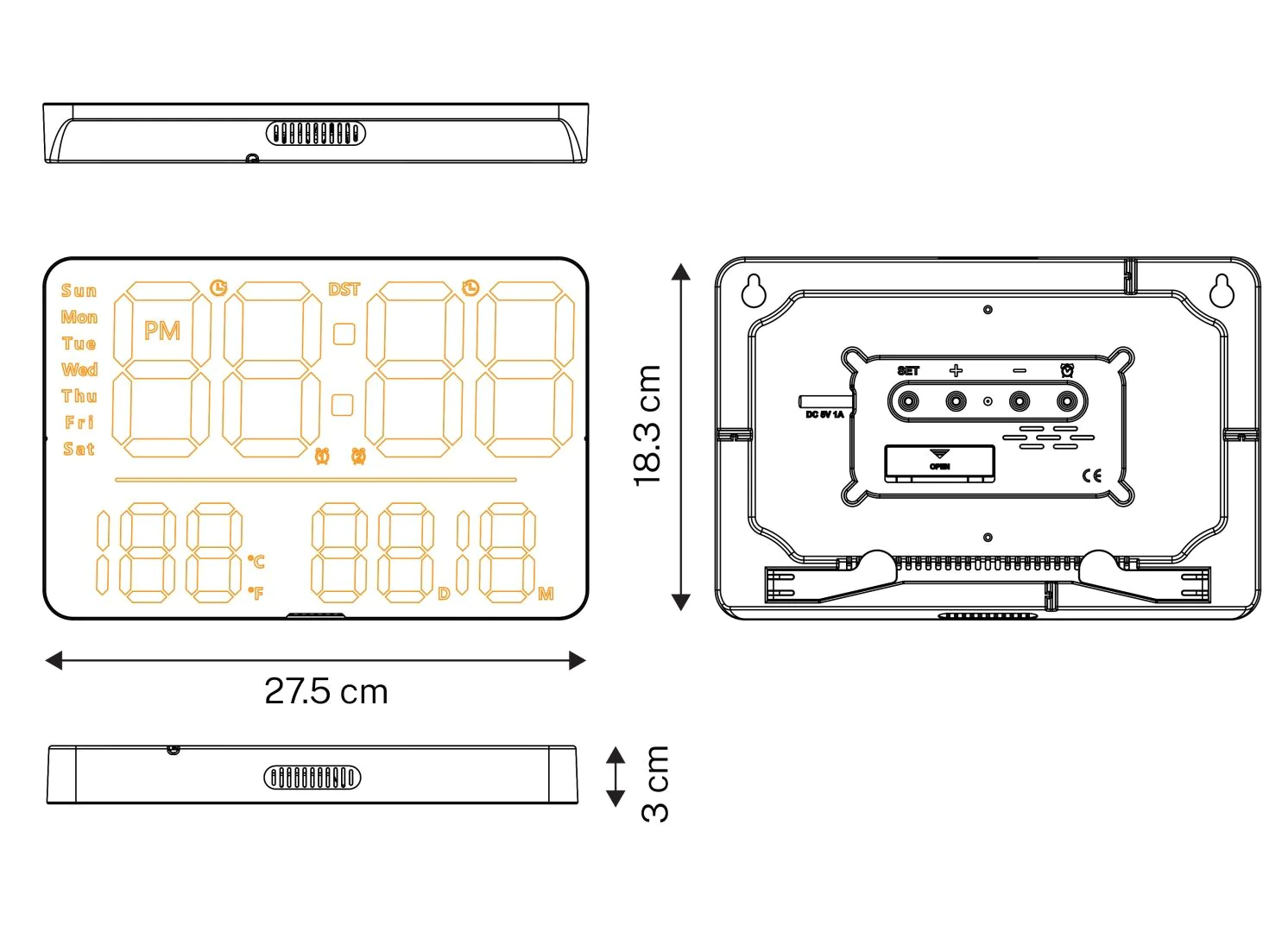 Wanduhr Numi von Unilux - Produktbild 10 von 13