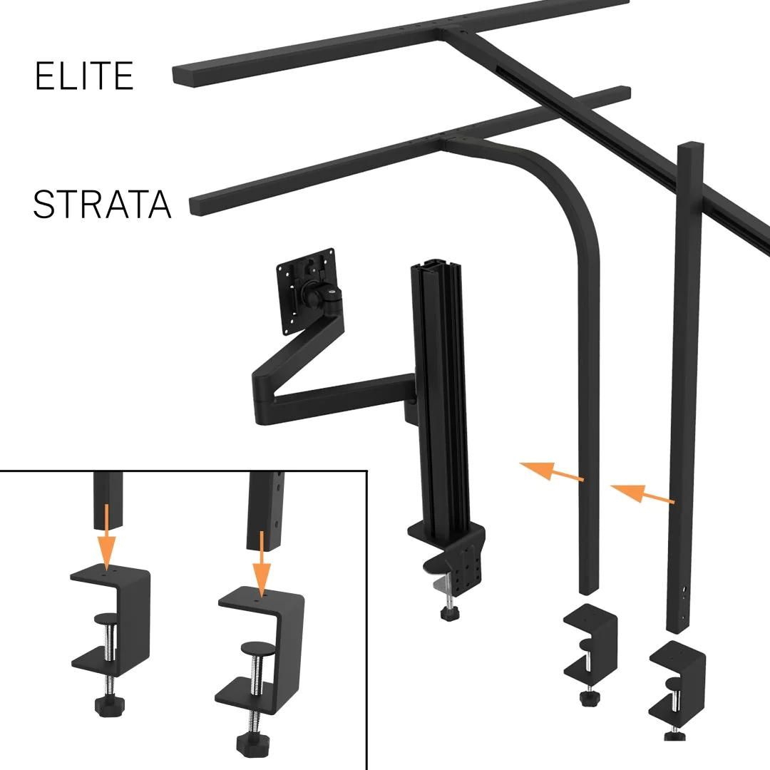 Monitorhalter Axio einfach von Unilux - Produktbild 7 von 26