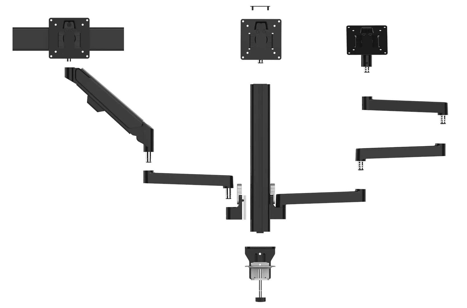 Monitorhalter Axio doppelt von Unilux - Produktbild 5 von 31