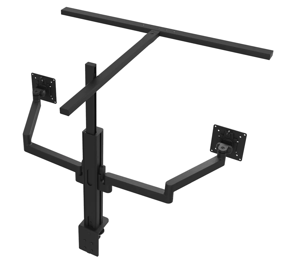 Tischleuchte mit Monitorarm doppelt Elite lumino screen von Unilux - Produktbild 5 von 16