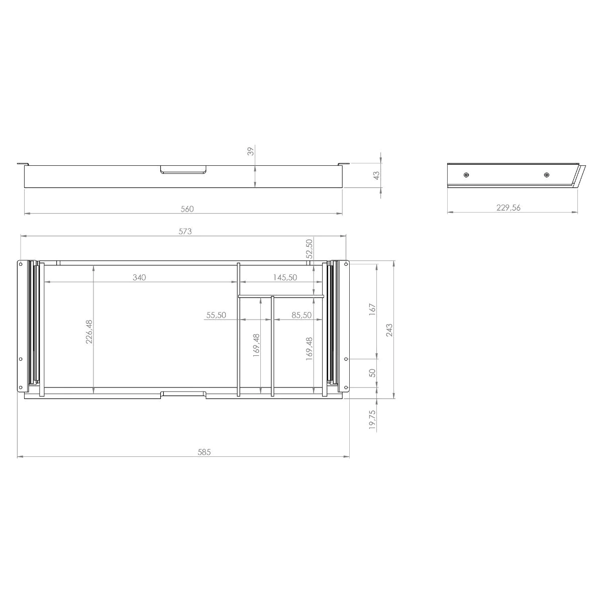 Unterbau-Schublade Bambus Nova von  - Produktbild 5 von 5