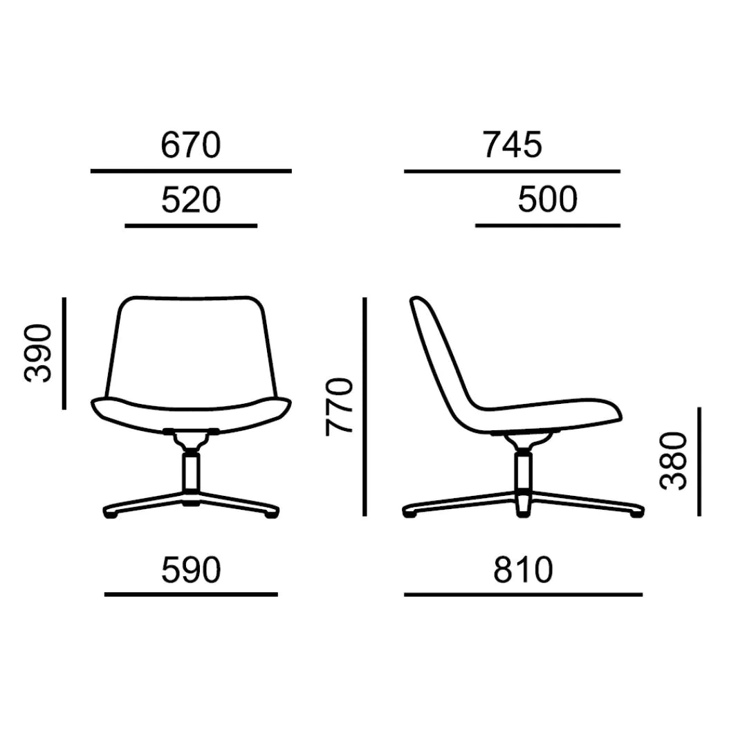 Loungesessel Ressto von RIM - Produktbild 4 von 5