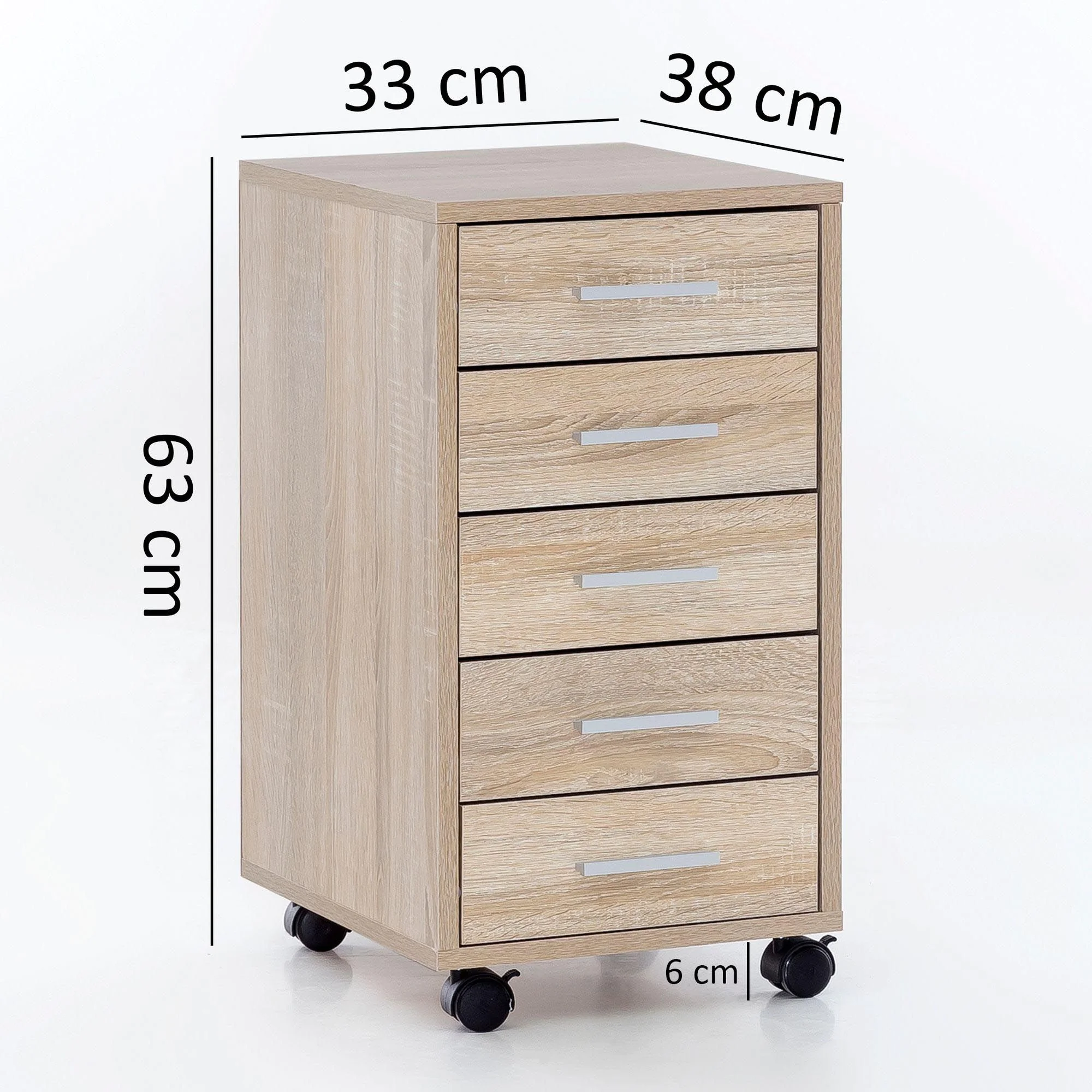 Rollcontainer 5S von Wohnling - Produktbild 3 von 7