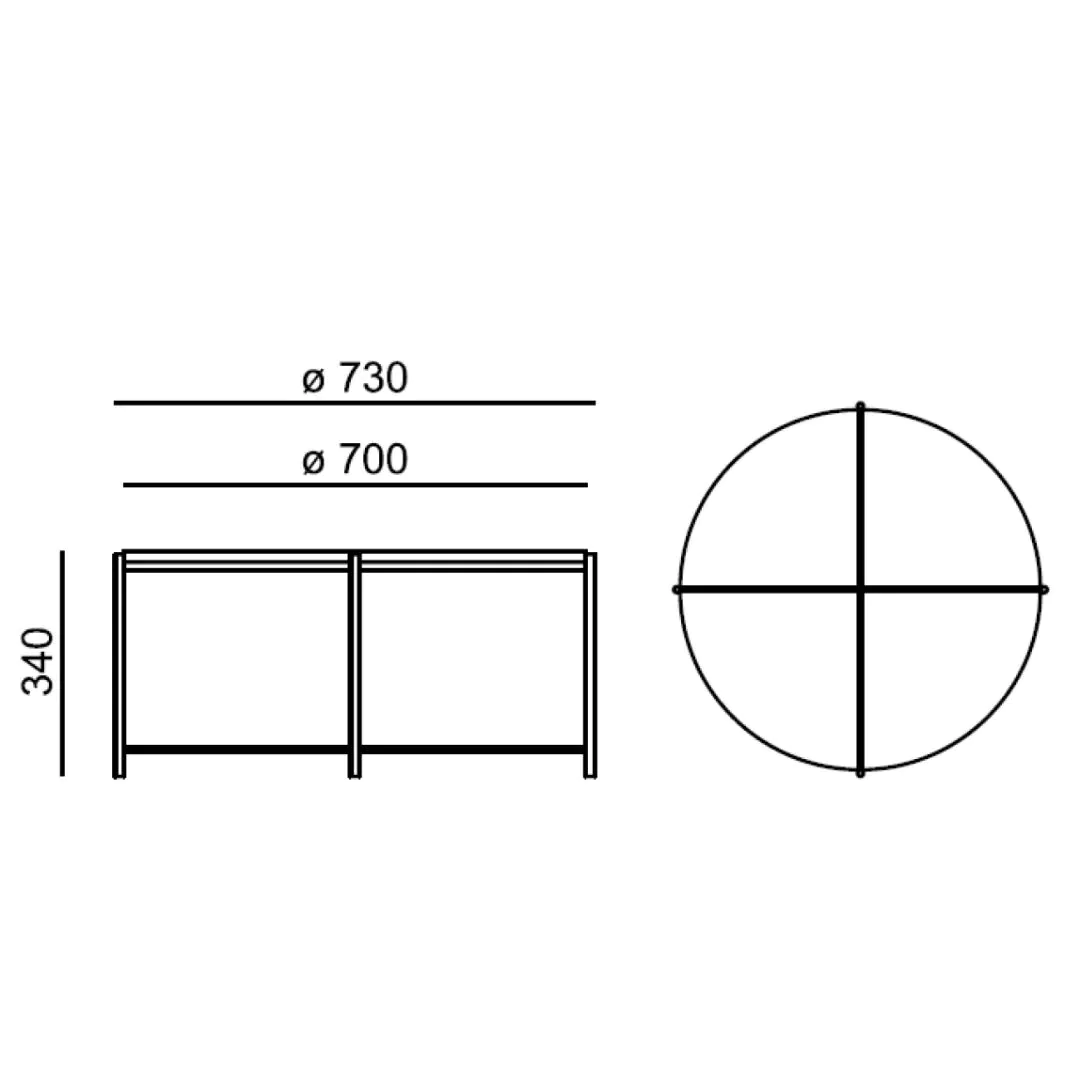 Beistelltisch Cubix 5255 von RIM - Produktbild 2 von 2