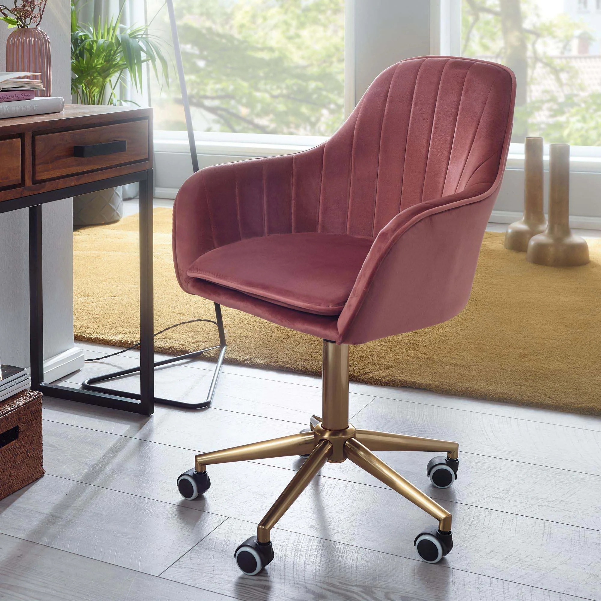 Bürostuhl Samt von Amstyle - Produktbild 2 von 7