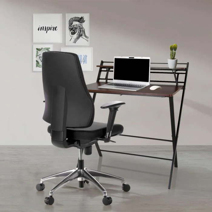 Bürostuhl Drehstuhl PRO-TEC 200 Stoff Alu poliert von HJH - Produktbild 4 von 7