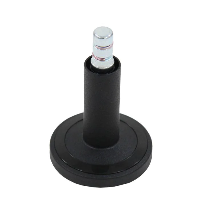5x Bodengleiter STATO-M Stift 11 mm 60 mm Standfüße mit Filz schwarz (5er Pack) von HJH - Produktbild 3 von 5