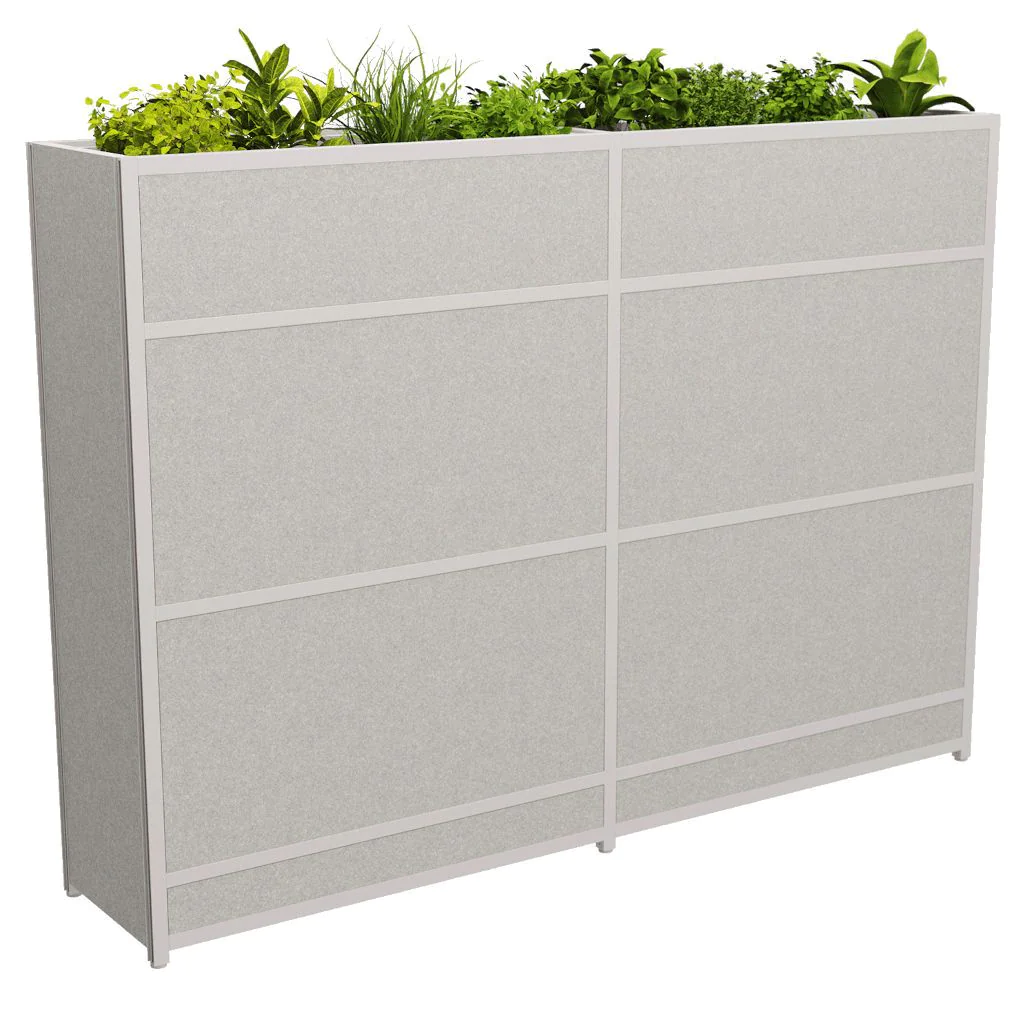Extend 3D Freistehend, Plant box & Filz, Seidengrau - PJP-6200-1158-7044