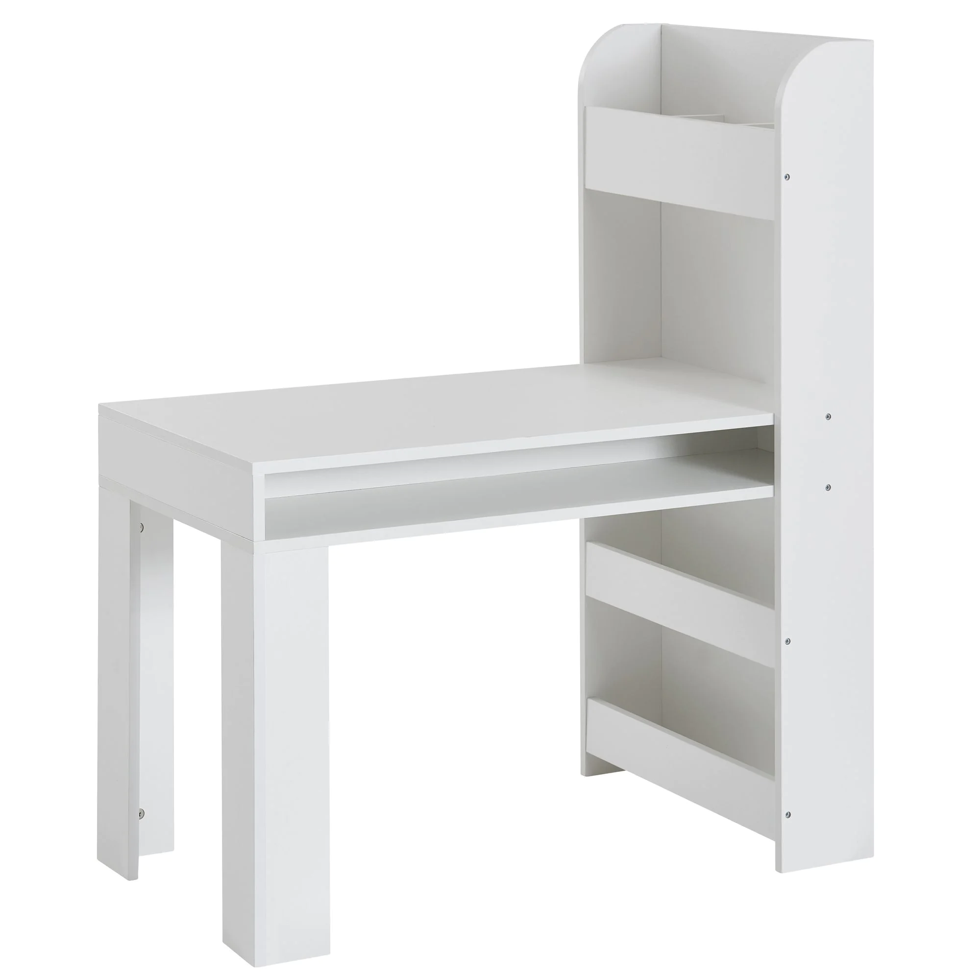 Kinderschreibtisch 90 x 50 cm - Weiß von Wohnling - Produktbild 8 von 8