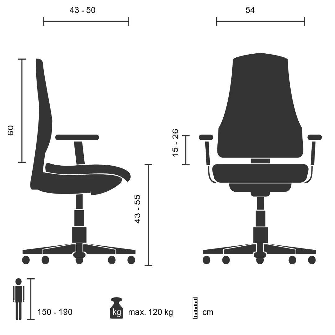 Bürostuhl Drehstuhl SKOPE TPE von HJH - Produktbild 4 von 11