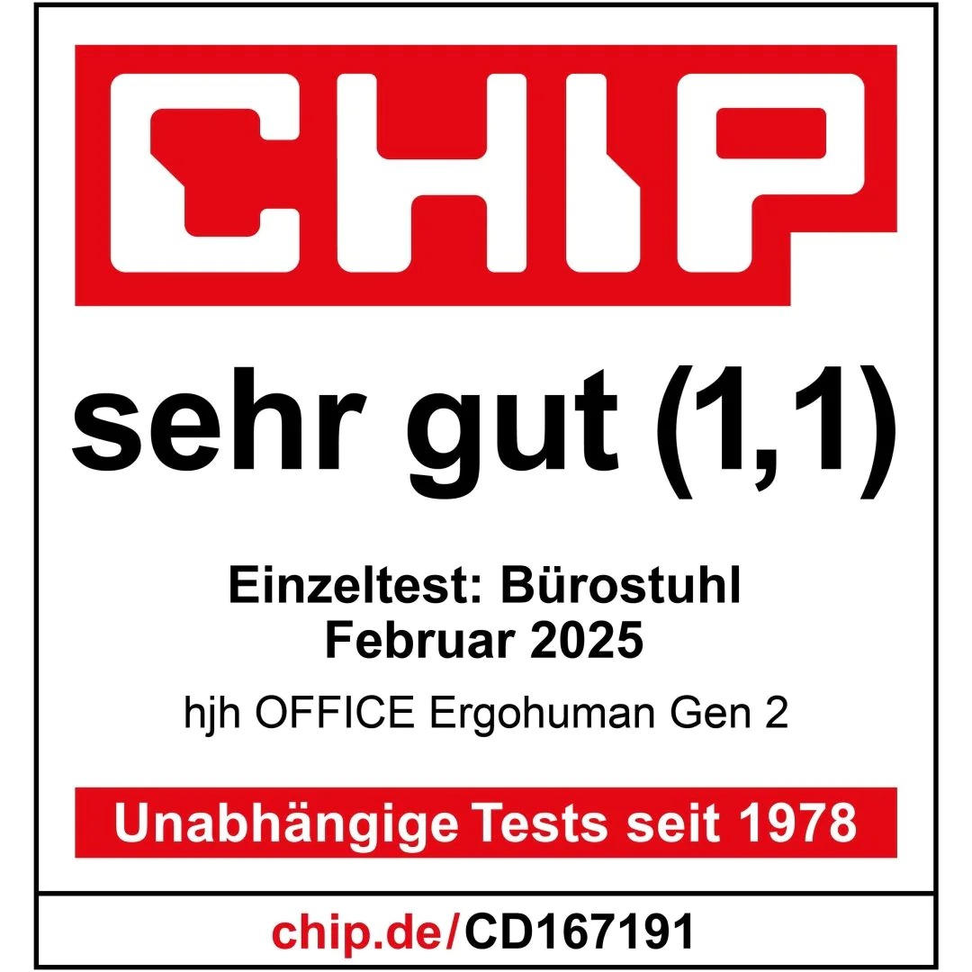 Bürostuhl Chefsessel ERGOHUMAN GEN2 Netzstoff von HJH - Produktbild 9 von 14