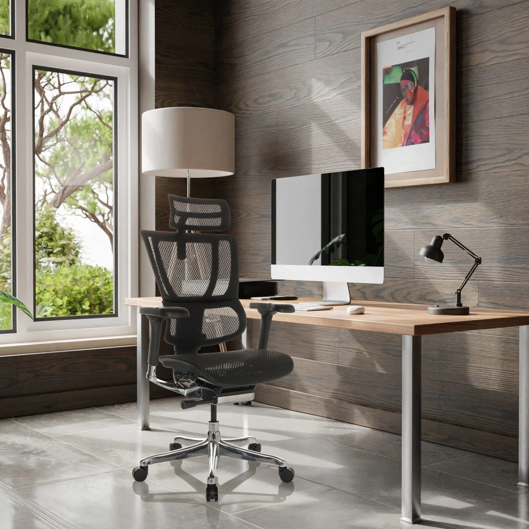 Bürostuhl Chefsessel ERGOHUMAN SLIM GEN2 Netzstoff - HJH-ERGOHUMAN-SLIM-GEN2