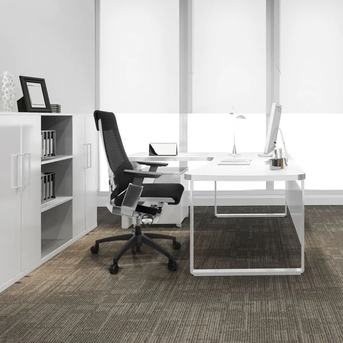 Bürostuhl Drehstuhl GENIDIA SMART WHITE CM Netz schwarz AL Chrom von HJH - Produktbild 5 von 6