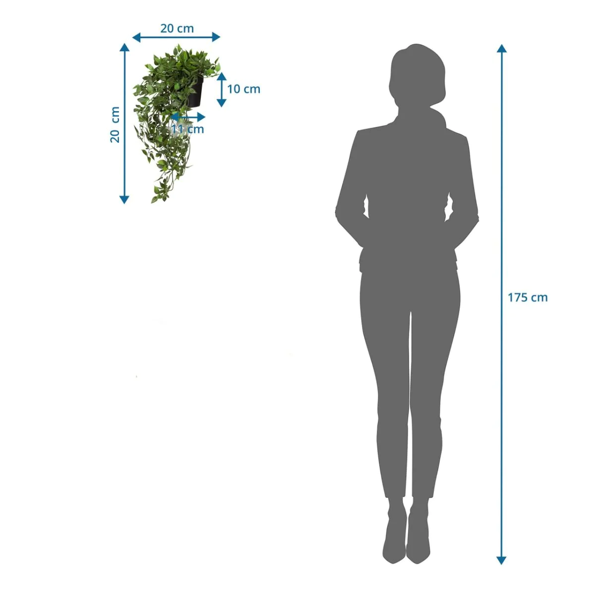 Kunstpflanze Epipremnum Climb von HJH - Produktbild 5 von 5