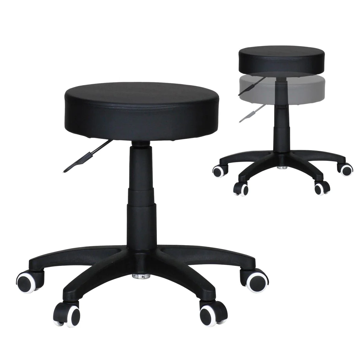 Arbeitshocker Leon S - Schwarz - SKY-SPM1-036